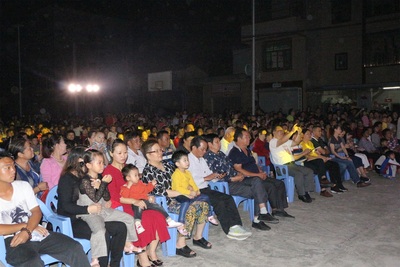 揭阳产业园龙尾镇高明村文化广场演出活动
