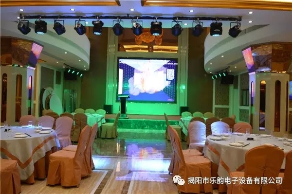 我司承接了里湖鹏宇酒店的灯光音响安装工程